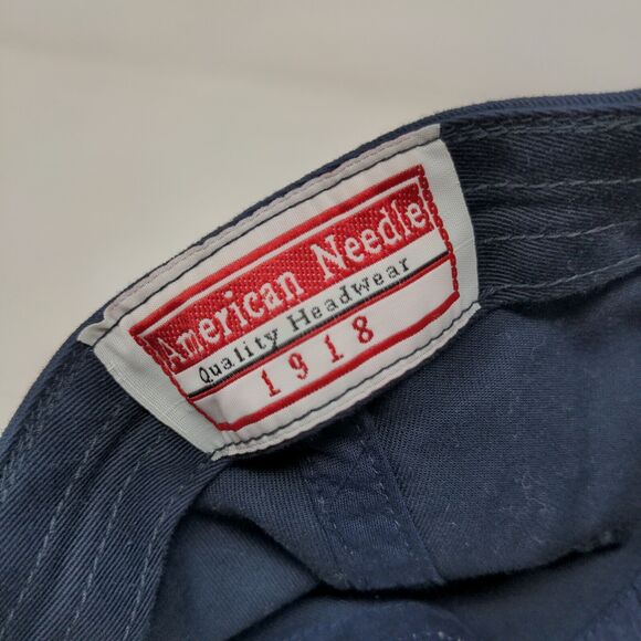 American Needle Men's Slideback Hat Blue Boston Red Sox MLB Logo Embroidered - Picture 11 of 11